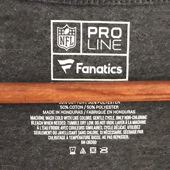 NFL Official Patriots Women’s Baby tee V neck Short sleeve Dark Gray M - Picture 2 of 6